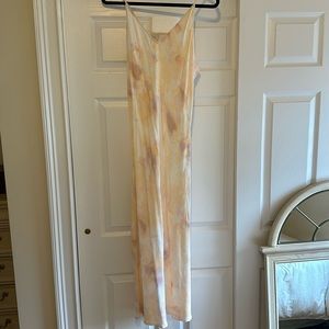 Tie dye maxi dress